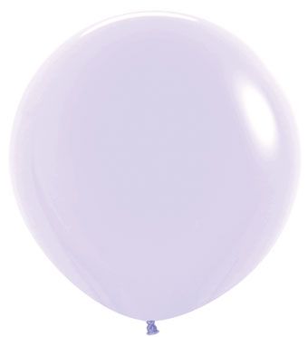 24" Sempertex Pastel Matte Lilac Balloons 1 count #59178