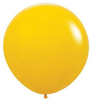 24" Sempertex Deluxe Honey Yellow Balloons 1ct #59526