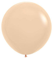 24" Sempertex Pastel Matte Malibu Peach Balloons 1 count #59531