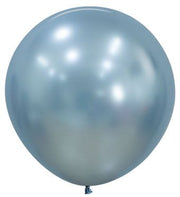 24" Sempertex Silk Artic Blue Latex Balloons 1 count #59537