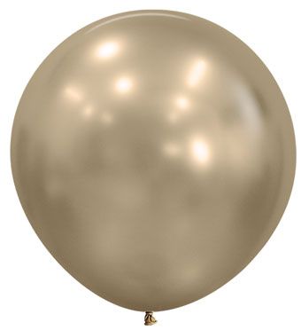 24" Sempertex Silk Gold Dust Balloons 1 count #59539