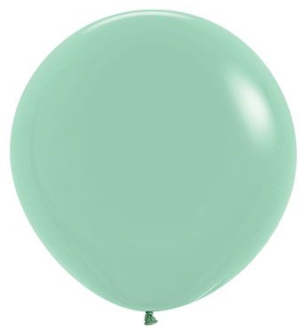 24" Sempertex Pastel Dusk Green Tea Latex Balloons 1 count #59543