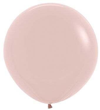 24" Sempertex Deluxe Creamy Blush Balloons 1 per Bag #59558