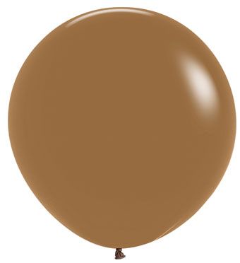 24" Sempertex Deluxe Mocha Balloons 1 per Bag #59599