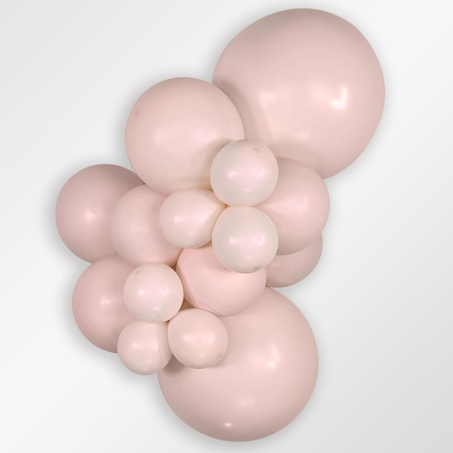 6" Link-O-Loon Sempertex Pastel Matte Pink Balloons 50 Bag #54374