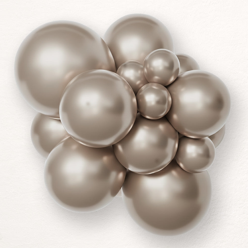 5" Glossy Light Almond Premium Balloons 100 per bag #41825