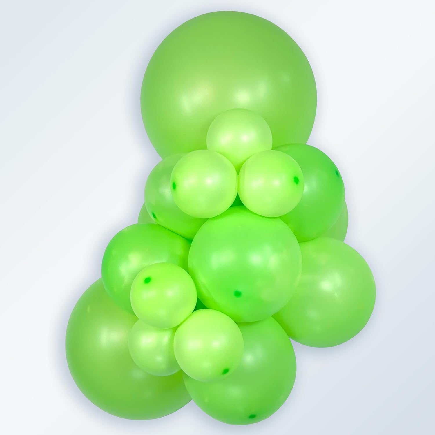 18" Sempertex Neon Green Balloons 25 Bag #55052