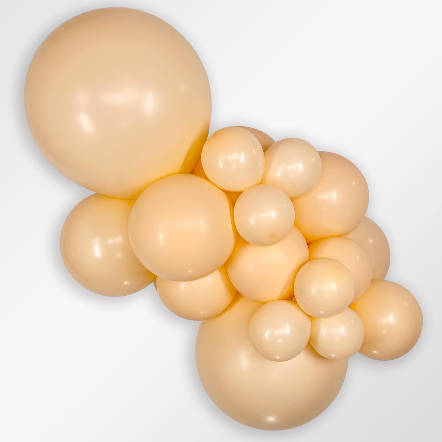 18" Sempertex Pastel Matte Malibu Peach Balloons 25 Bag #55531