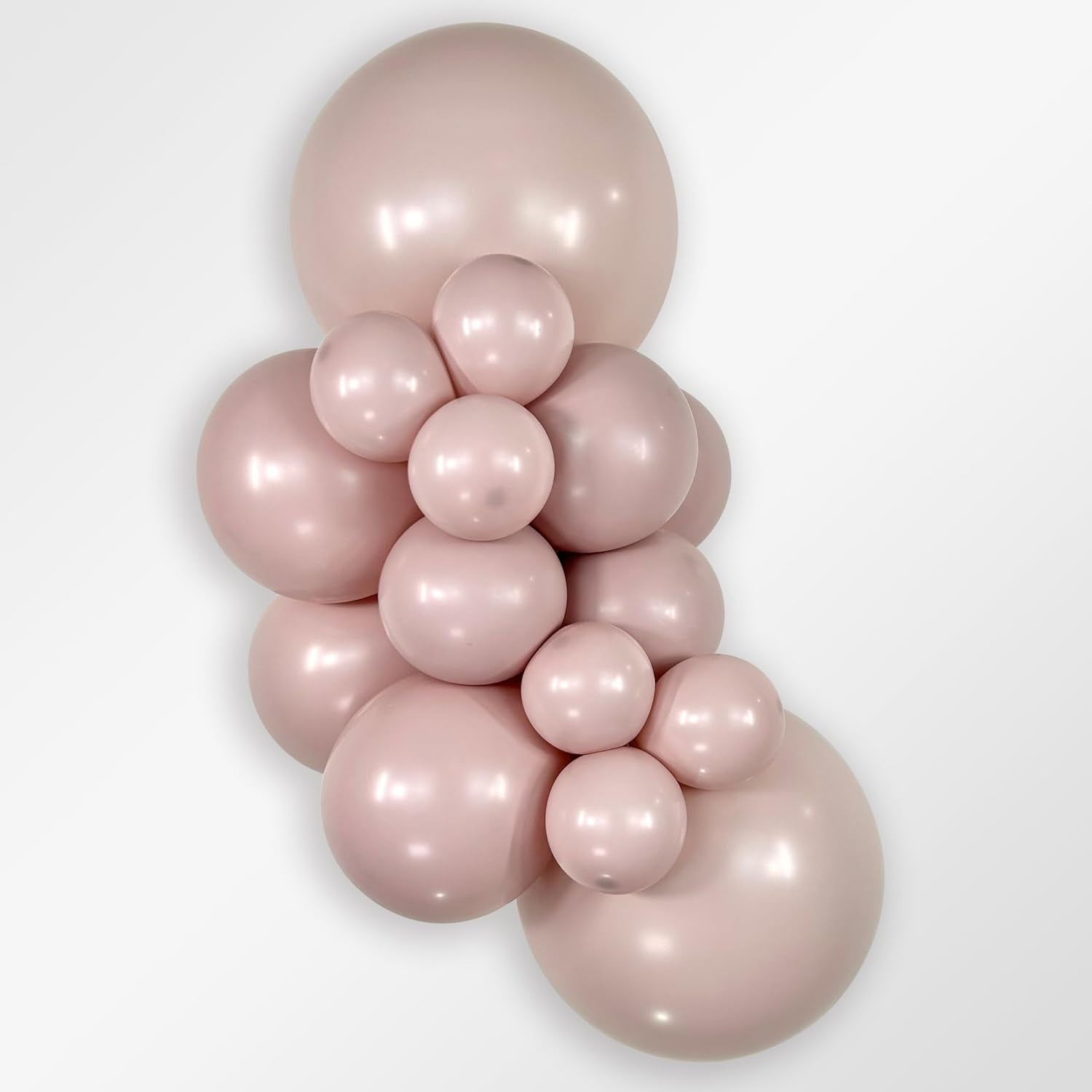 5" Sempertex Pastel Dusk Rose Balloons 100 Bag #51515