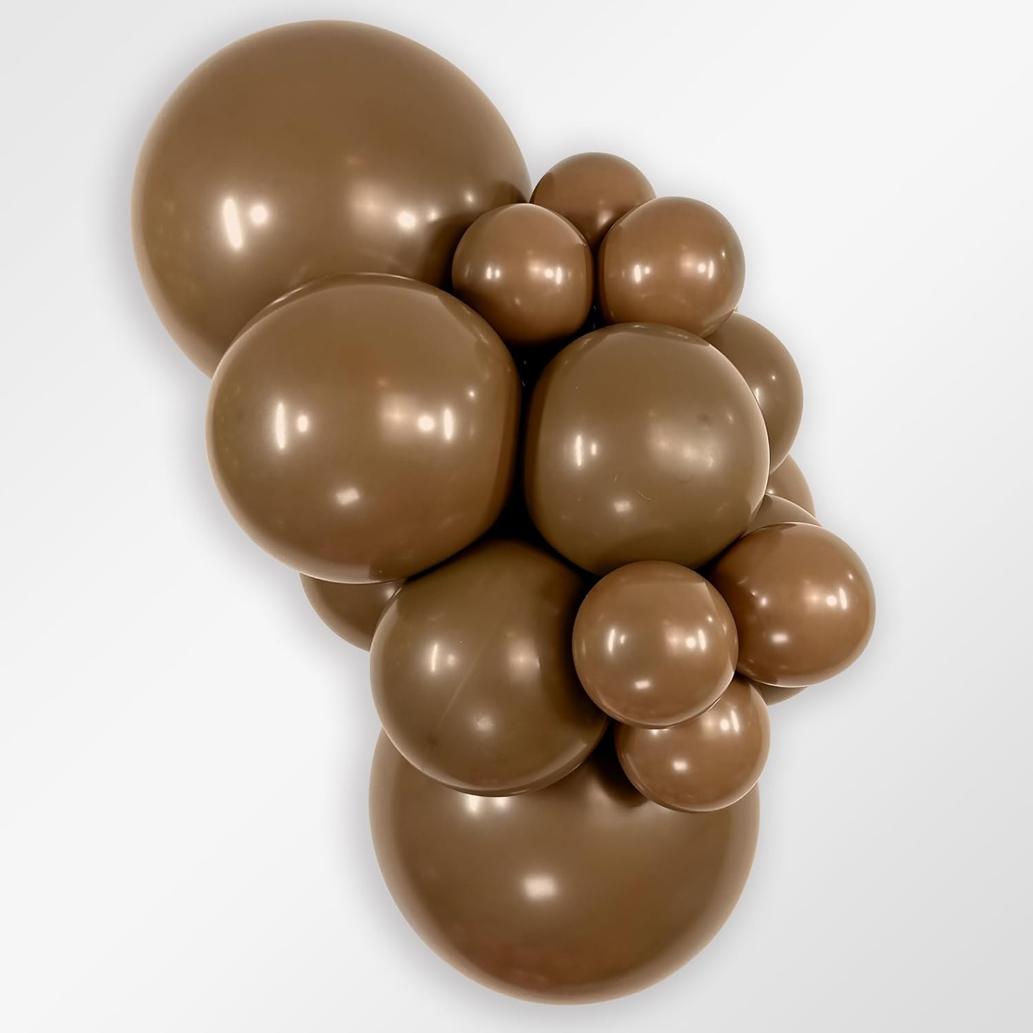 18" Sempertex Deluxe Coffee Balloons 25 Bag #55160