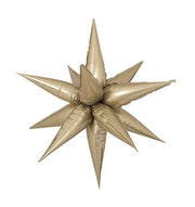40" Star Burst Foil Balloons Large Champagne #64207