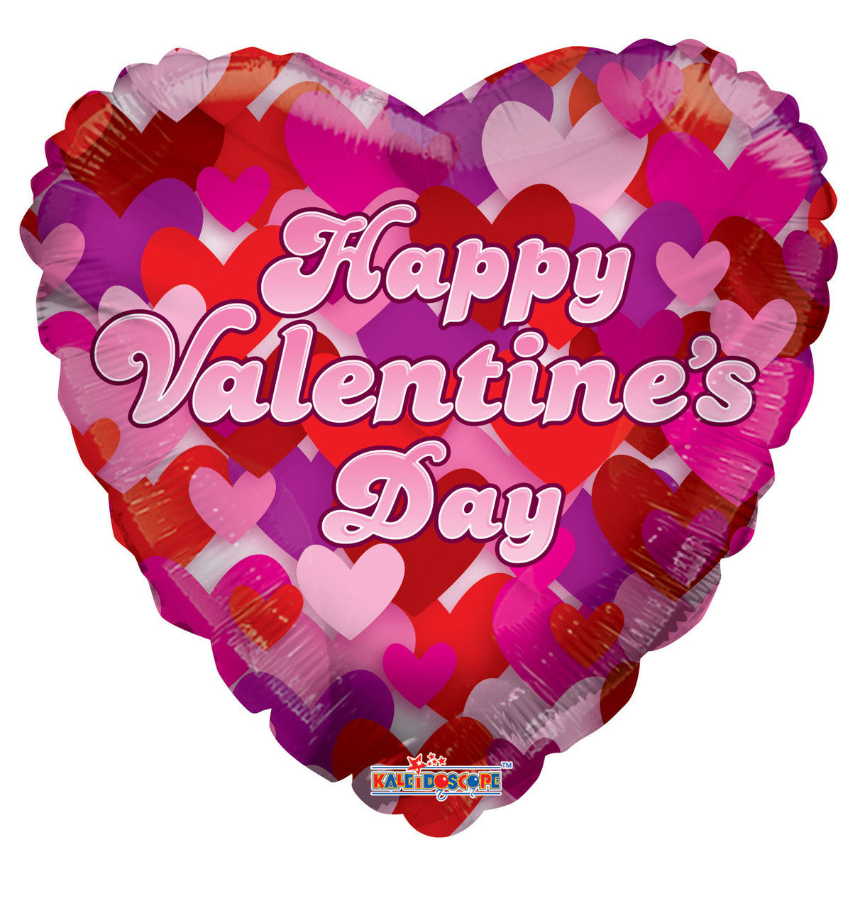 18" Happy ValentinesDay Multi Heart Printed 1-side 1ct #20247 image 0
