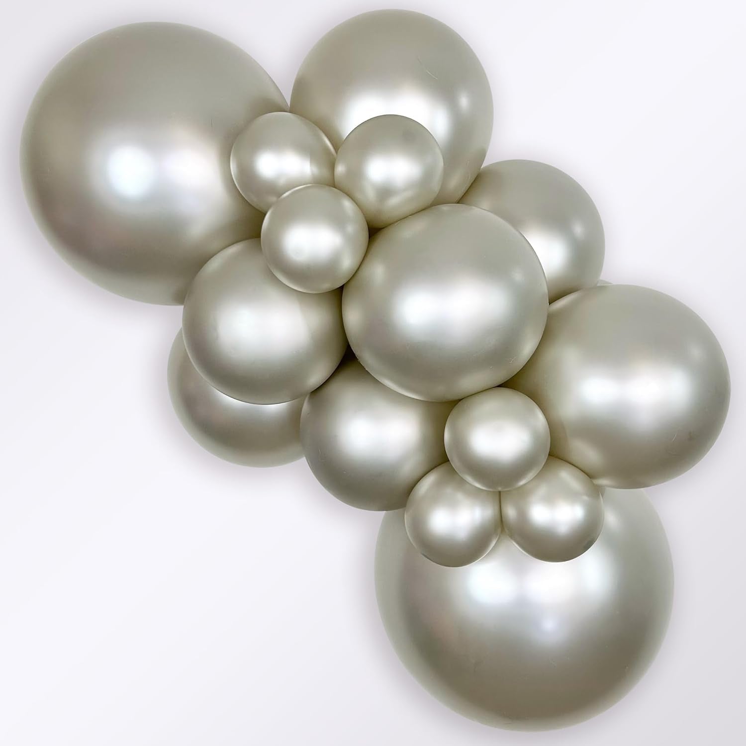 5" Sempertex Silk Cream Pearl Balloons 100 Bag #51532