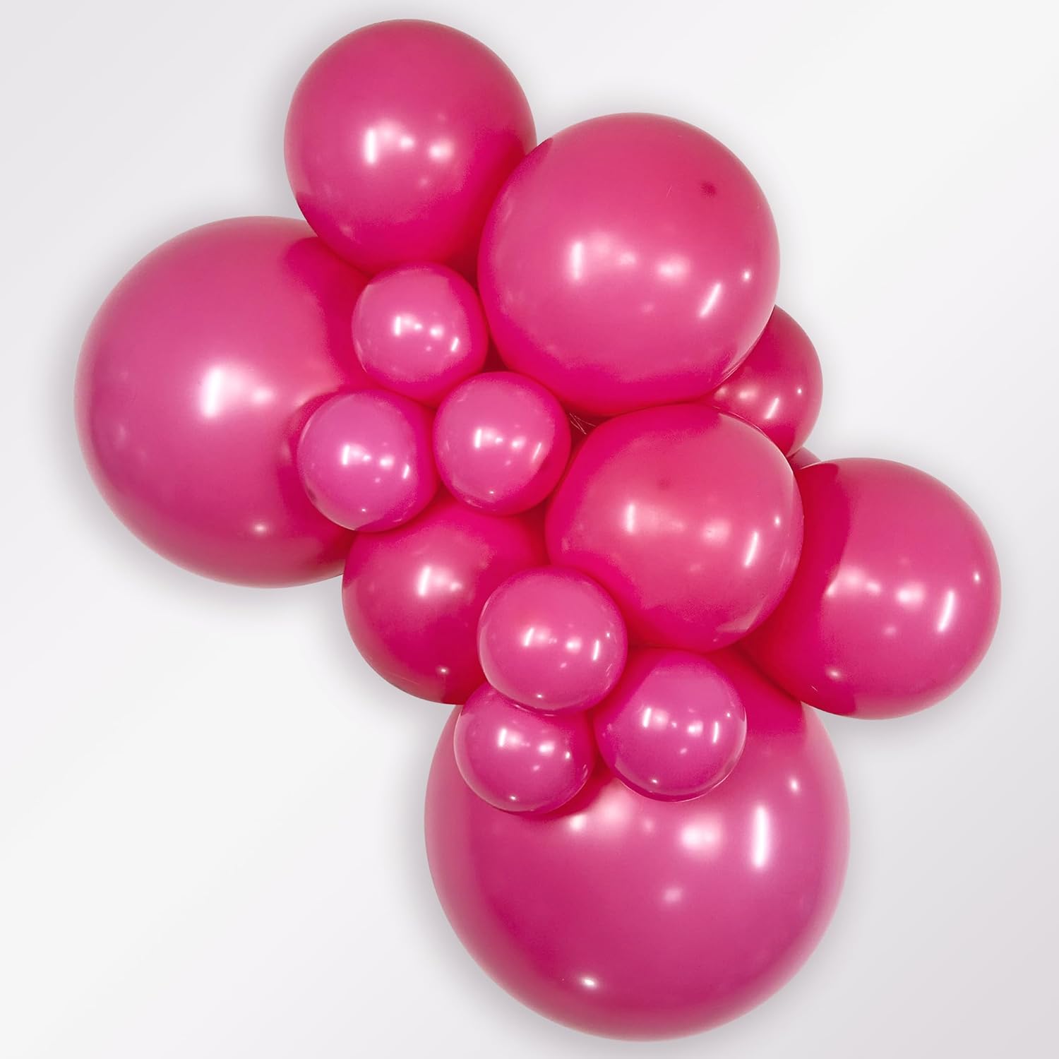5" Sempertex Deluxe Fuchsia Pink Balloons 100 Bag #51010