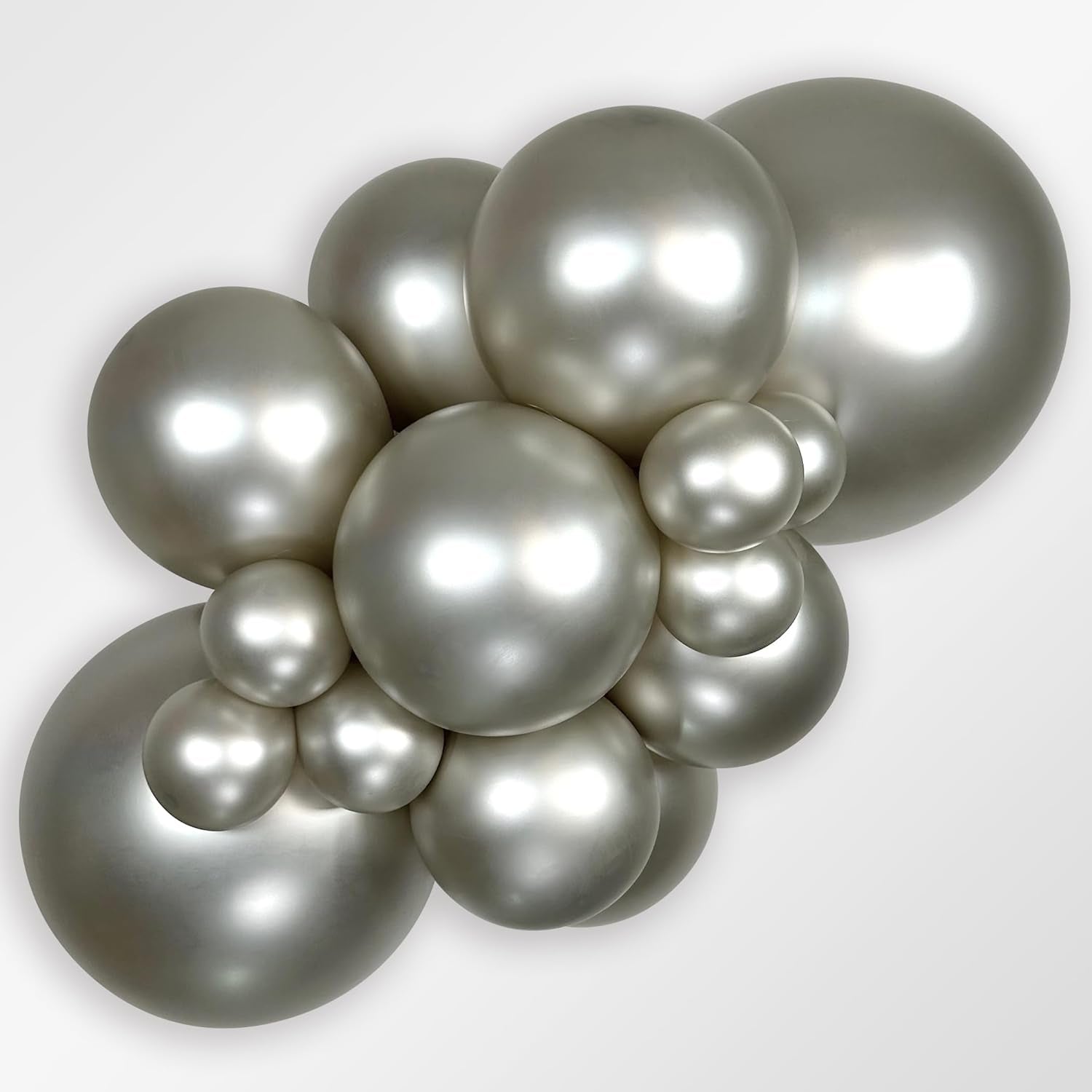 Sempertex 260B Reflex Silver Twisters 50 Bag #57345