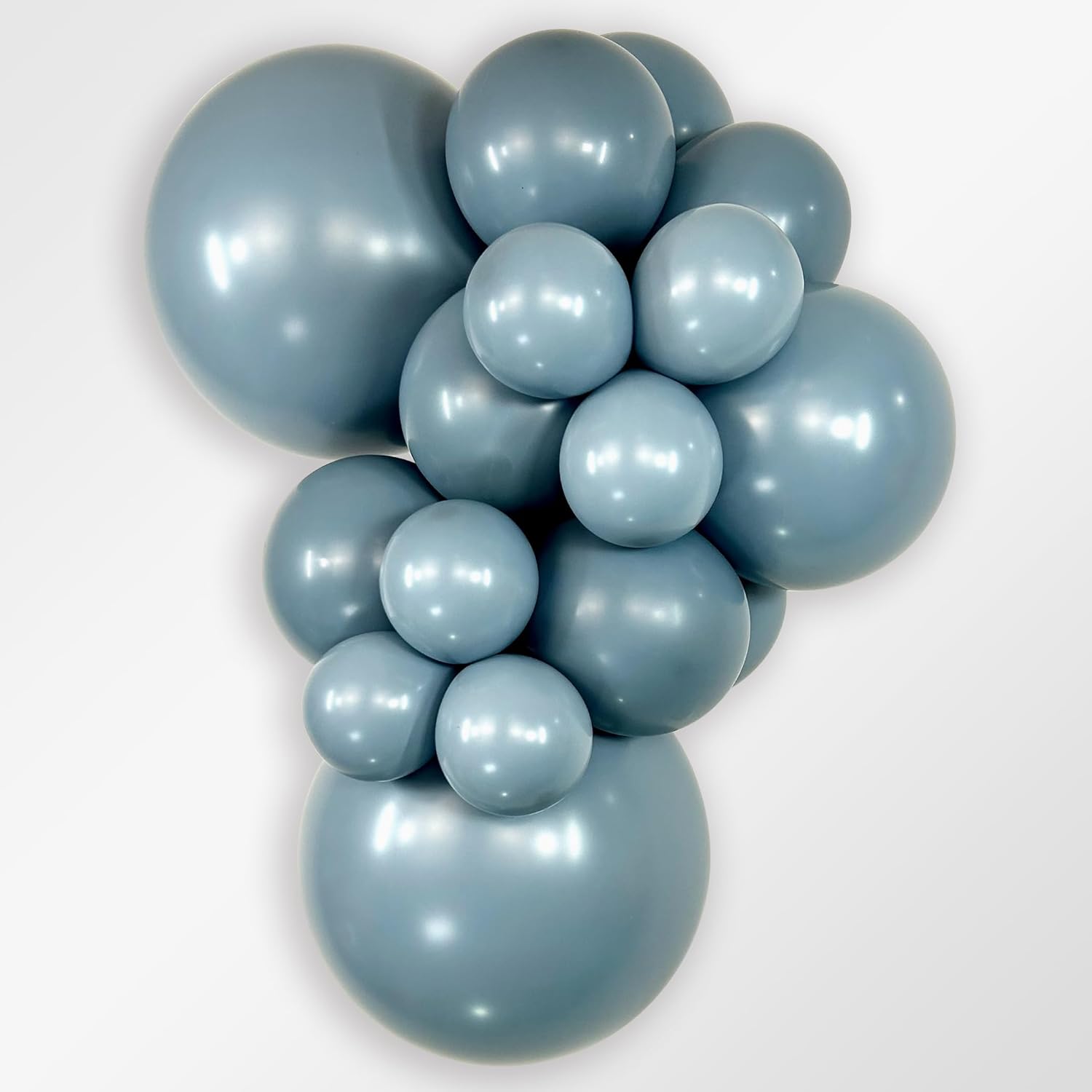 18" Sempertex Pastel Dusk Blue Balloons 25ct #55507