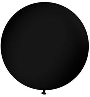 72" Giant Round Black Advertising Balloon 1ct #7278