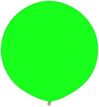 72" Giant Lime Green Round Latex Helium Advertising Balloon 1ct #7264