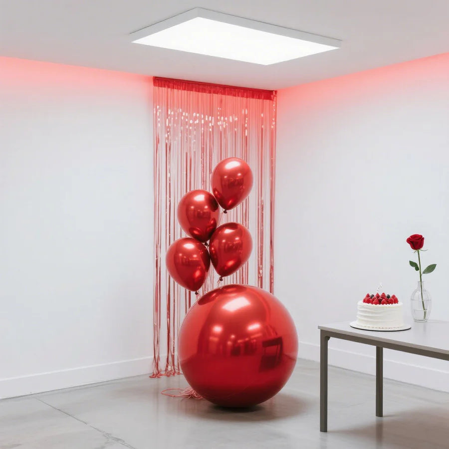 70" Jumbo Red Spherical Round Helium Foil Balloon (1 PACK)