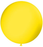 72" Giant Round Yellow Advertising Latex Balloon 1ct #7209