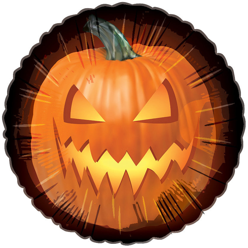 18" Halloween Jack O Lantern Helium Foil Balloon (5 PACK)#HW18002 image 0