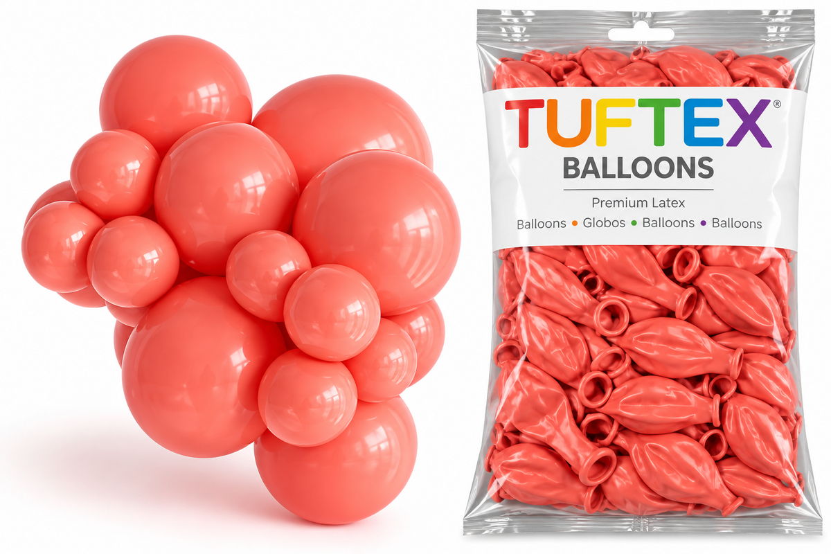 5" TUFTEX Aloha Balloons 50ct Bag #15045
