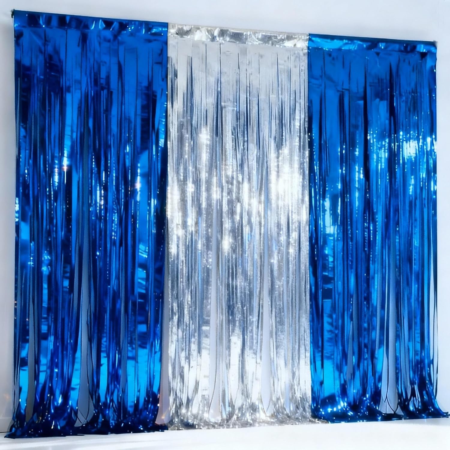 3-Pack Black Gold Foil Fringe Curtain,Party Decoration Streamer | 9.9*6.5Ft Party Backdrop,Birthday Tinsel,Happy Retirement Back Drop,Graduation ,Farewell,Summer Back to School
