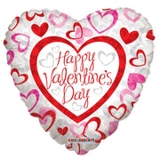 36" HVD Patterned Hearts 1ct #81161-36