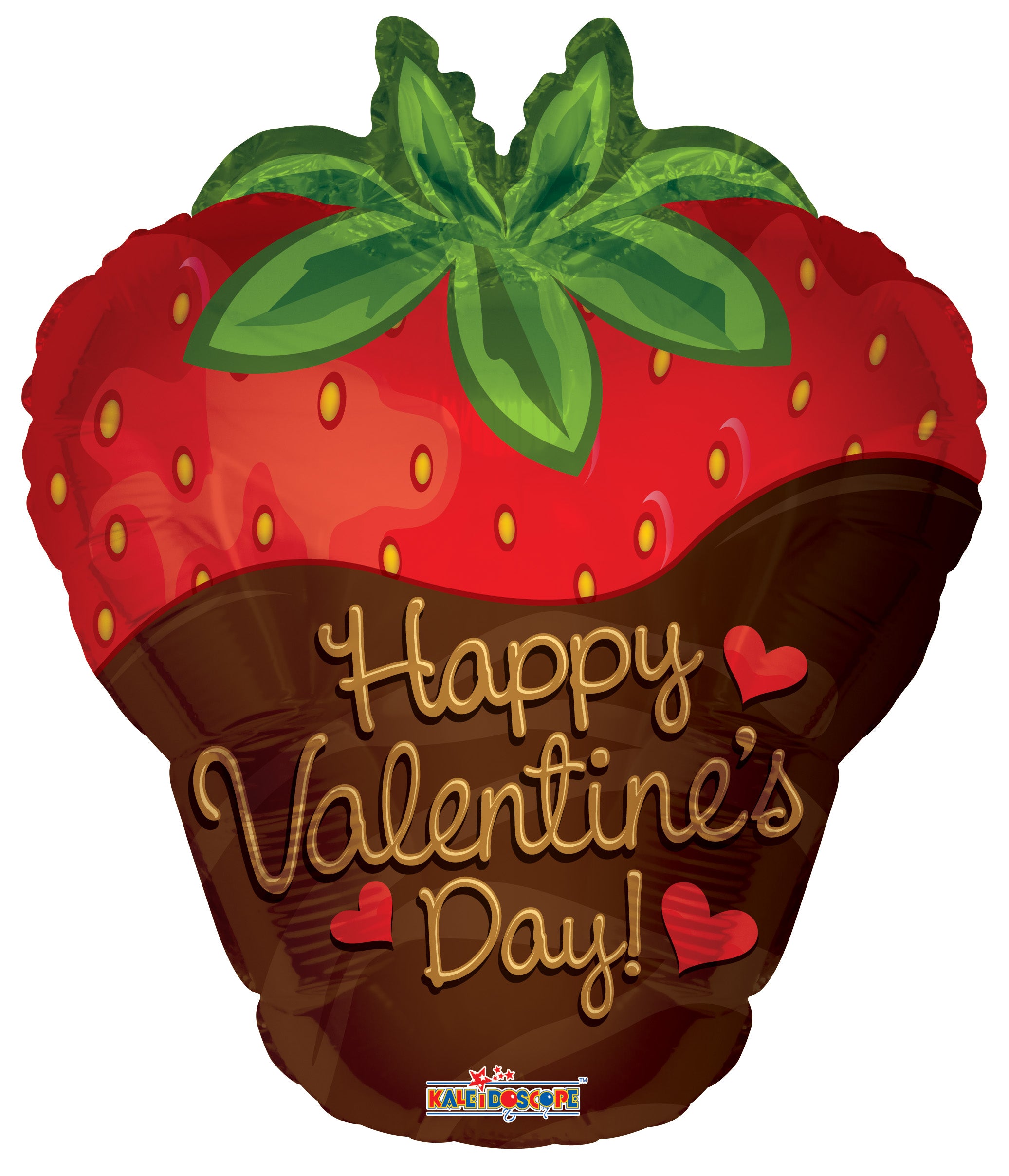 18" Valentine's Strawberry Shape Balloon (5 Pack) #81171