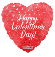18" Happy Valentine's Day Holographic (5 PACK) #81202