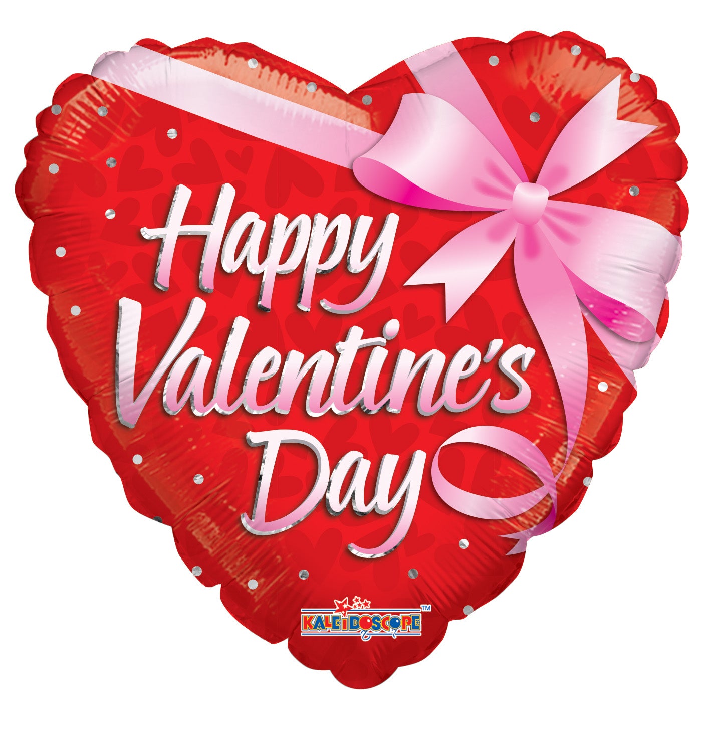36" JUMBO Valentine Gift Bow Heart Helium Foil (1 PACK) #81215-36