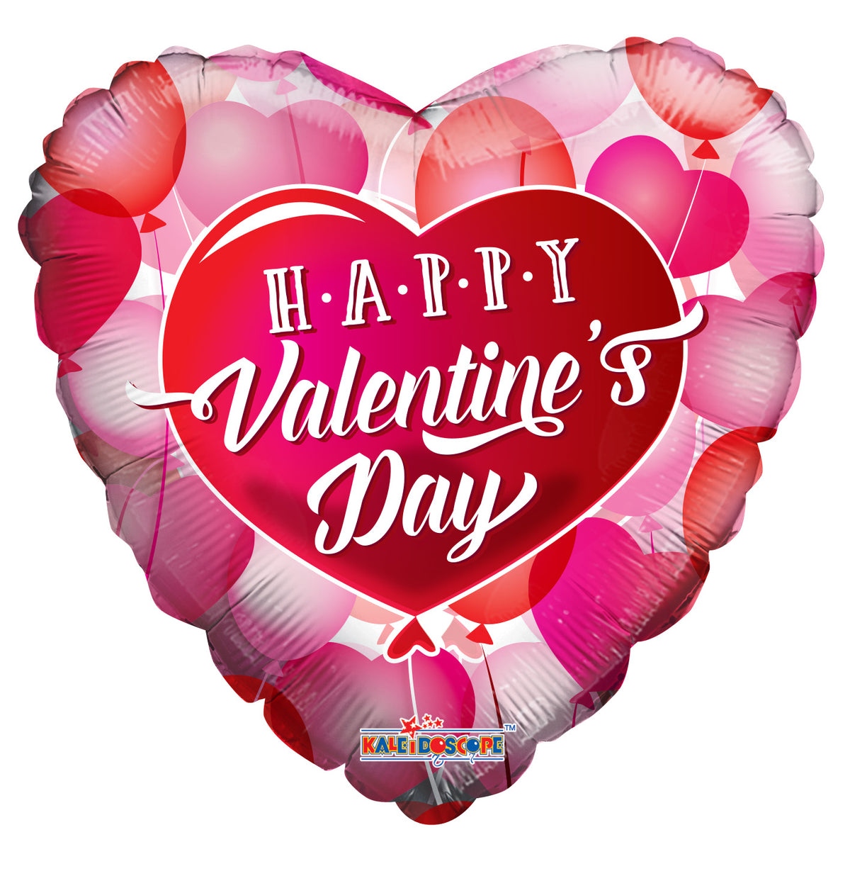 14" Mini Valentine Ruffled Heart Air Fill Only (5 PACK) #81297-14