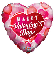 14" Mini Valentine Ruffled Heart Air Fill Only (5 PACK) #81297-14