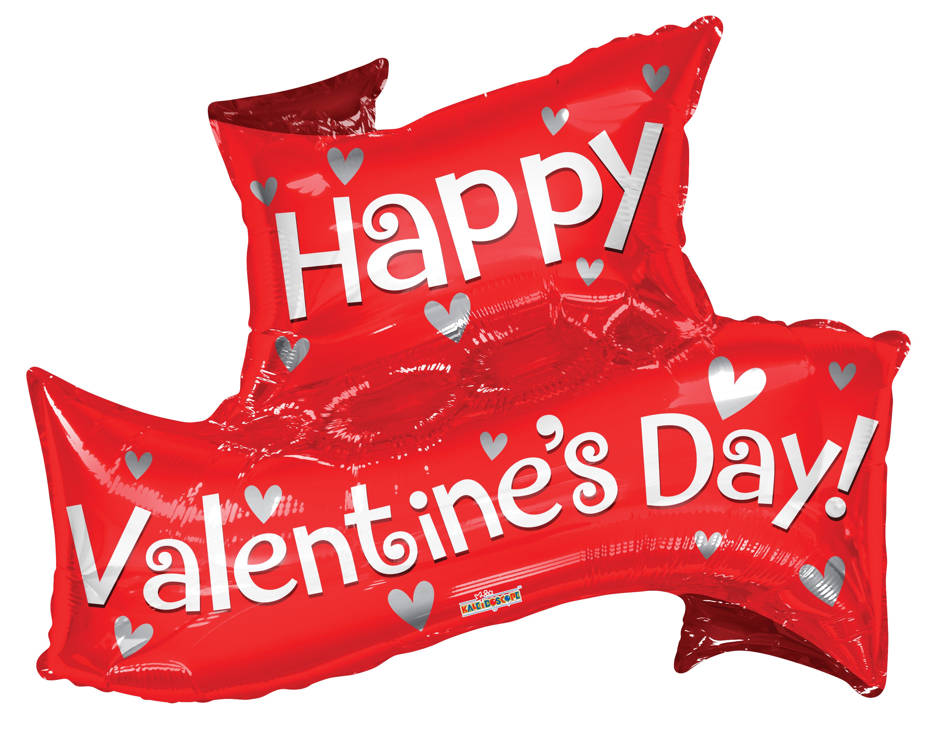 36" Large Shape Happy Valentine's Day Banner Shape Balloon 1ct #81240