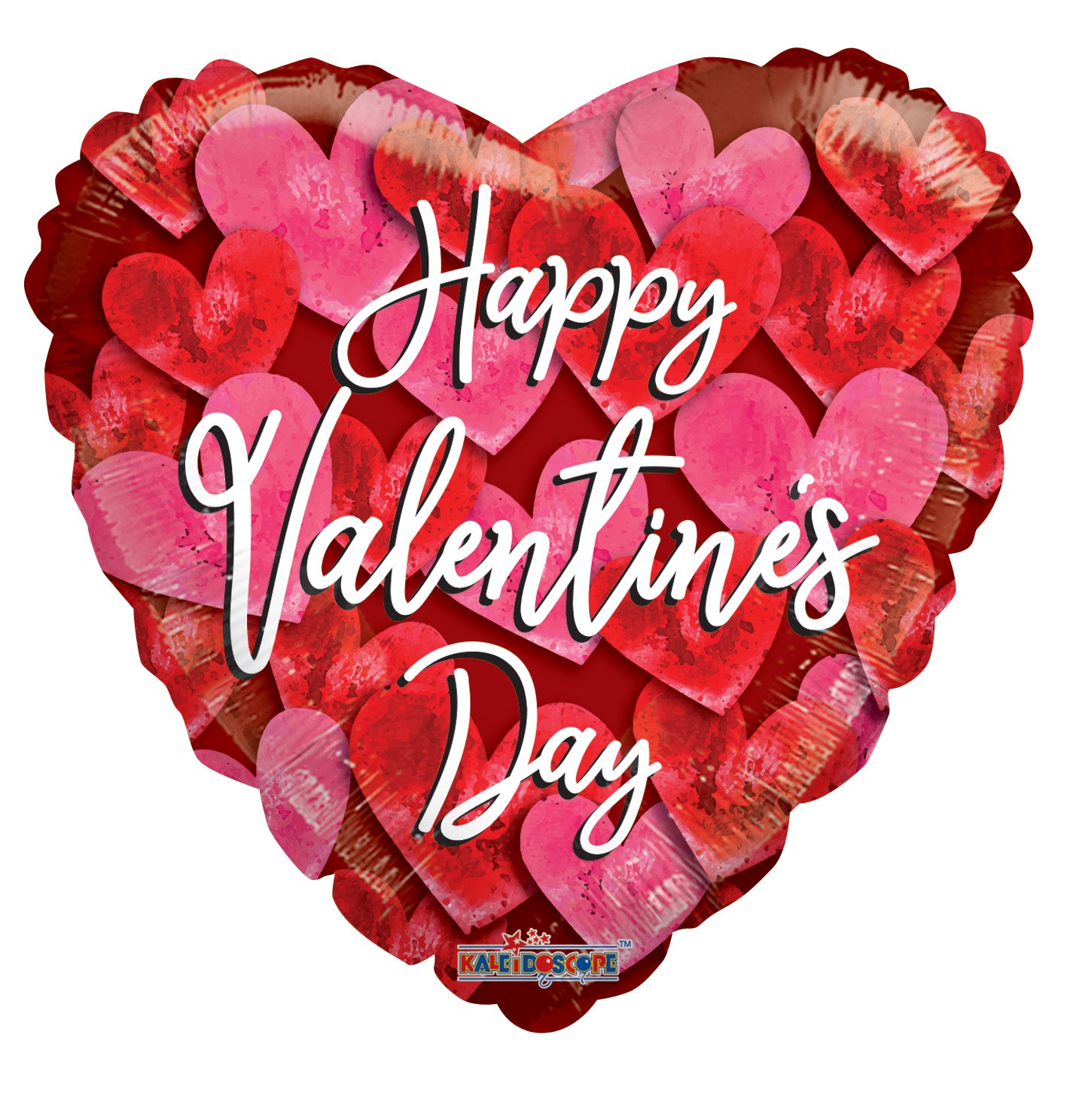 9" Mini Happy Valentine's Day Floating Hearts Air Fill Only Foil Balloons (5 Pack) #81248-09