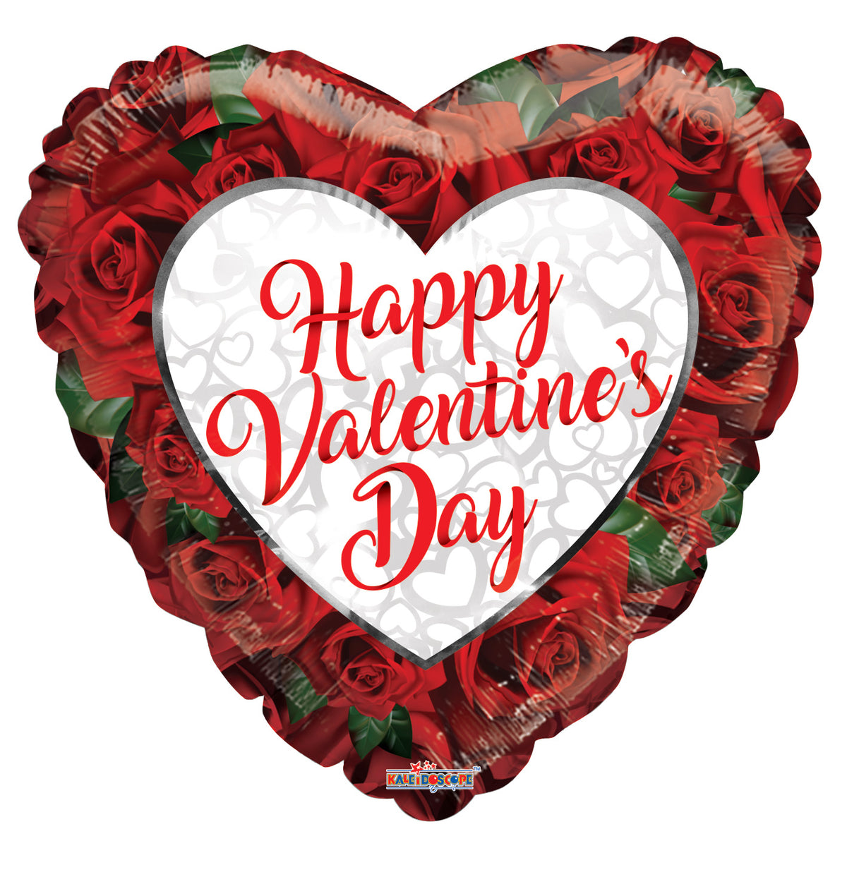 9" Mini Valentine Roses Heart Shape Air Fill Only Foil Balloon (5 Pack) #81249-09