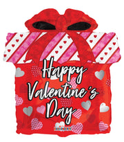 18" Happy Valentine's Gift Box Shape (5 PACK) #81256