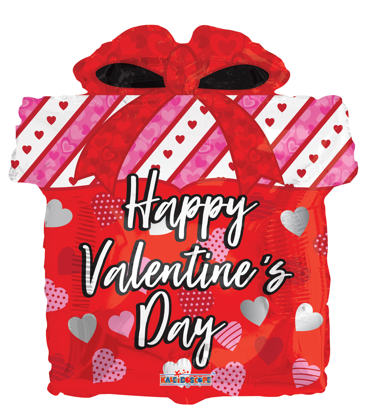 18" Happy Valentine's Gift Box Shape (5 PACK) #81256