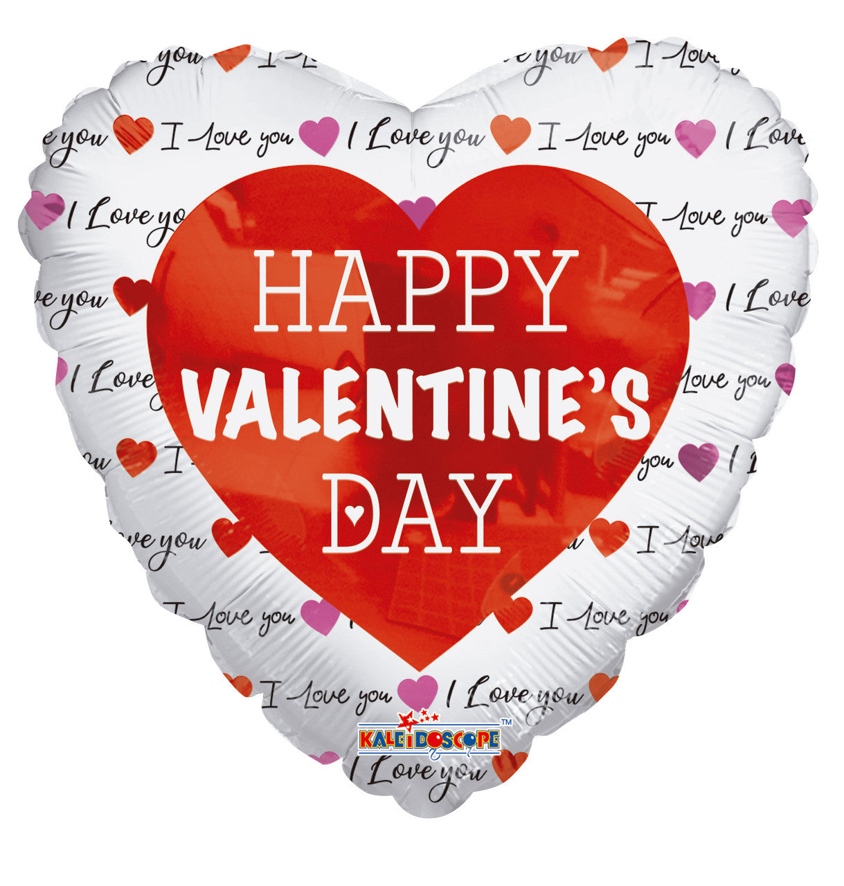 9" Happy Valentine's Hearts Around Air Fill Only Foil Balloon (5 Pack) #81273-09