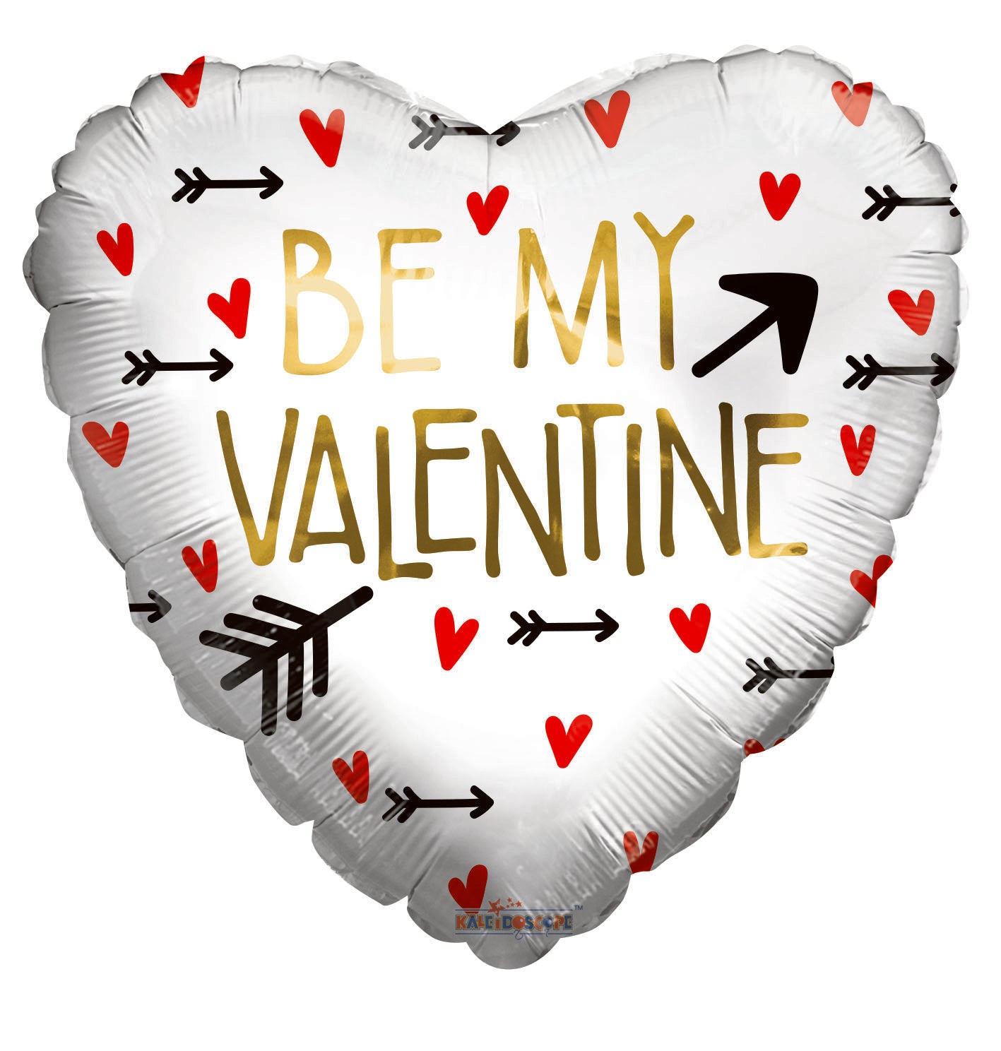 18" Be My Valentine Arrows Helium Foil Balloon (5 Pack) #81318-18