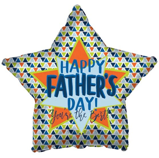 9" Mini Father's Day You're the Best AIR FILL ONLY Foil Balloons (5PACK) #824035-9