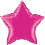 36" Magenta Foil Star Foil Balloon 1ct #34074-36
