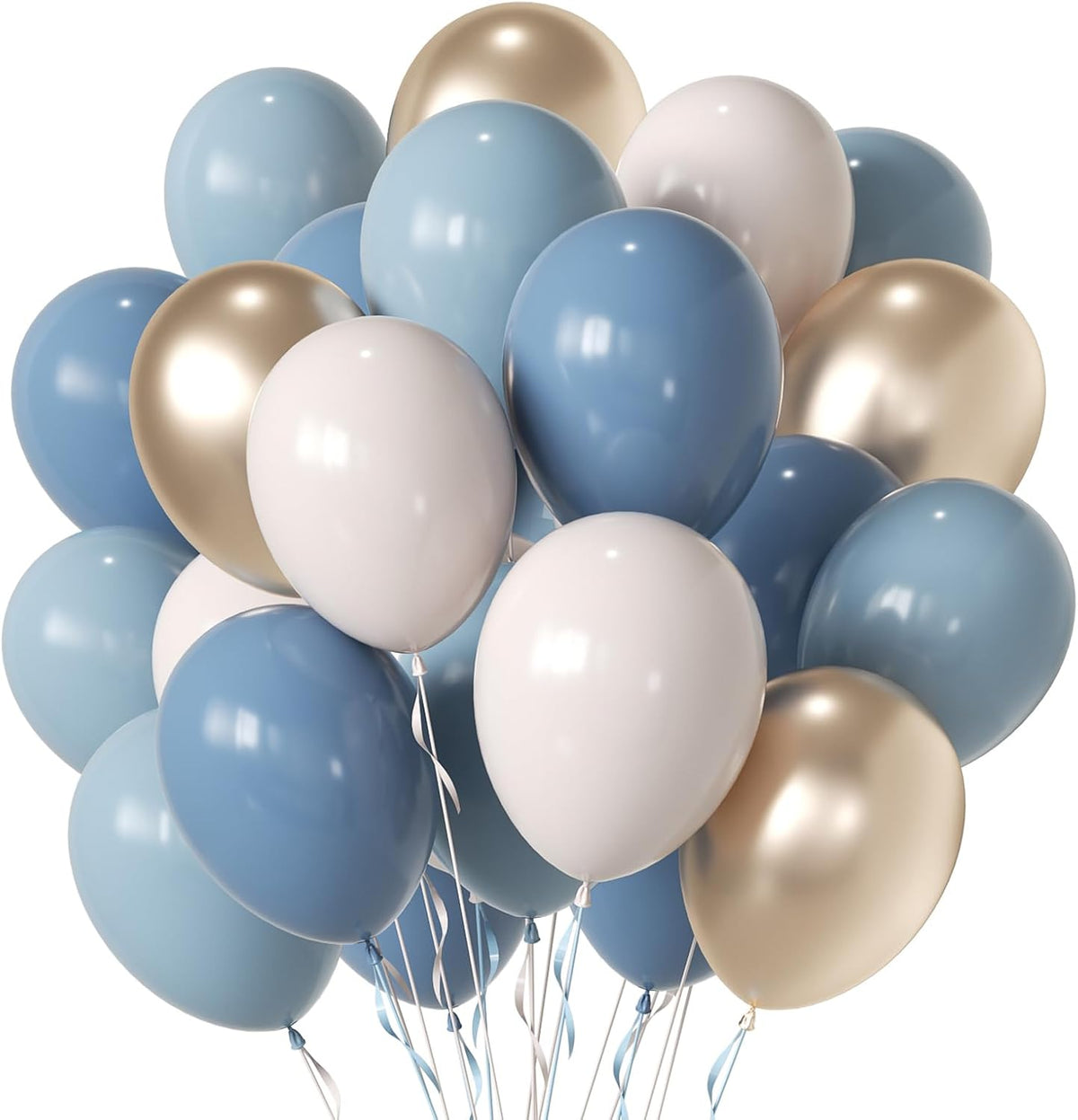 Halloween Party Balloons, 50Pcs 12Inch Green Purple Orange Black Balloons