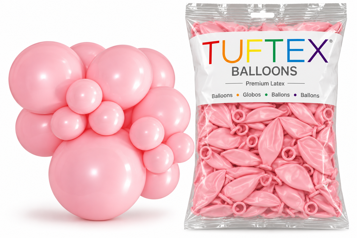 17" TUFTEX Romey Pearl Pink Balloons 50ct #17055