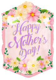 28" Happy Mothers Day Helium Foil Balloon 1ct #84543