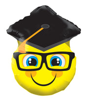 18" Smiley Cap Shape Graduation Balloon (5 Pack) #85241