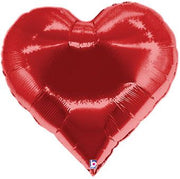 30" Casino Heart Suit Helium Foil Balloon 1 count #85265