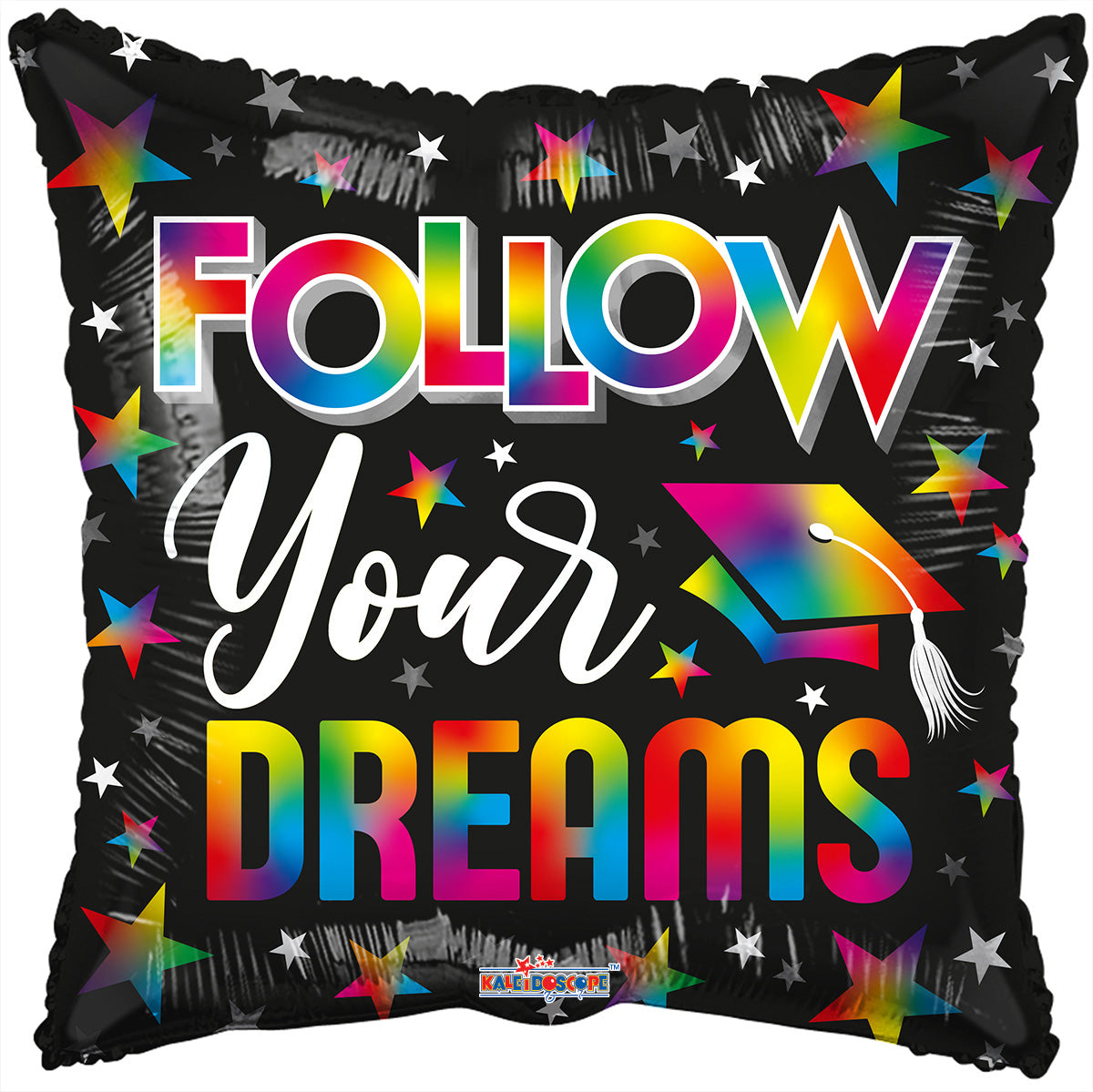 18" Follow Your Dreams Graduation Helium Foil Balloons (5 Pack)#85426