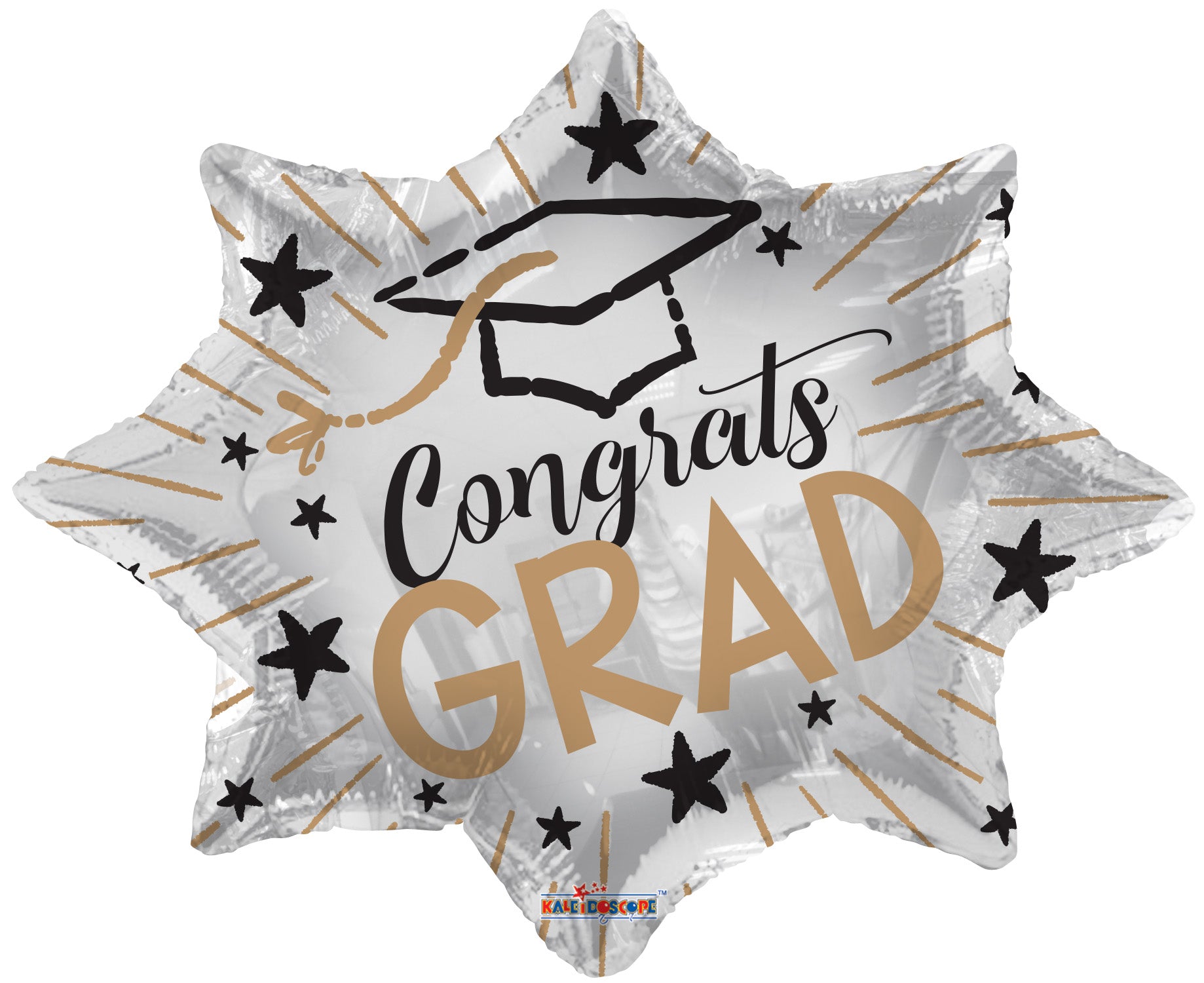 18" YAY! Grad Star Bust Shape (5 Pack) #85472