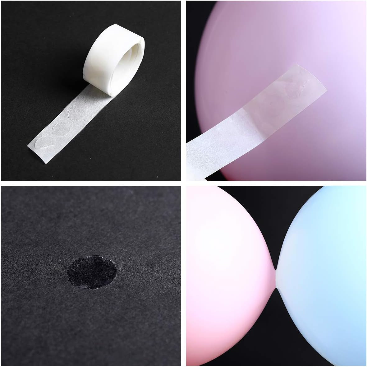 Balloon Arch Decoration Kit - Includes 2 Rolls of Tape Strips for Garlands, Parties, and Weddings